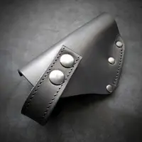 Кобура поясная| кожаная черная| под ПМ (Макаров)