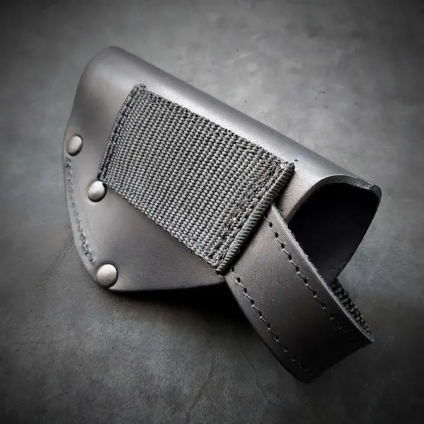 Кобура поясная| кожаная черная| под ПМ (Макаров)