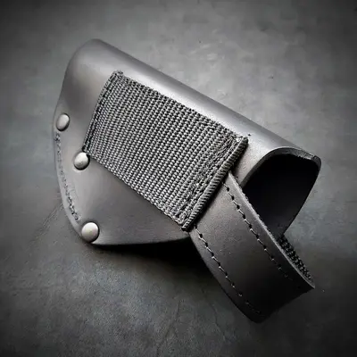 Кобура поясная для ТТ| кожаная черная