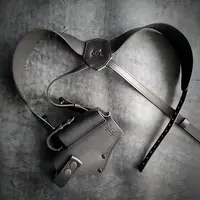 Кобура оперативная под BERETTA 92| скрытого ношения| черная