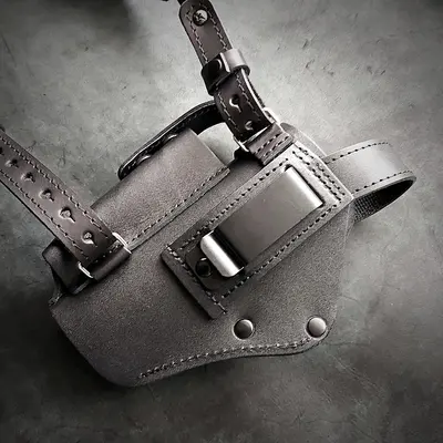 Кобура оперативная под BERETTA 92| скрытого ношения| черная