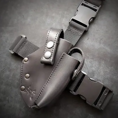 Набедренная кобура| под CZ 82| черная| кожаная