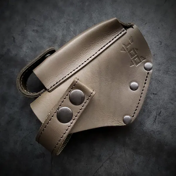 Кобура поясная| кожаная| на липучке| под ПМ (темная олива)