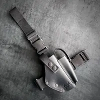 Набедренная кобура под ФОРТ 12/17/20| черная| кожаная