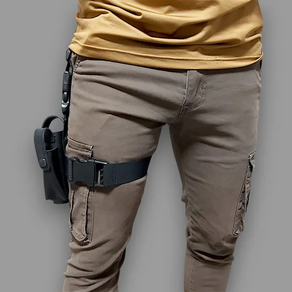 Набедренная кобура под ФОРТ 12/17/20| черная| кожаная