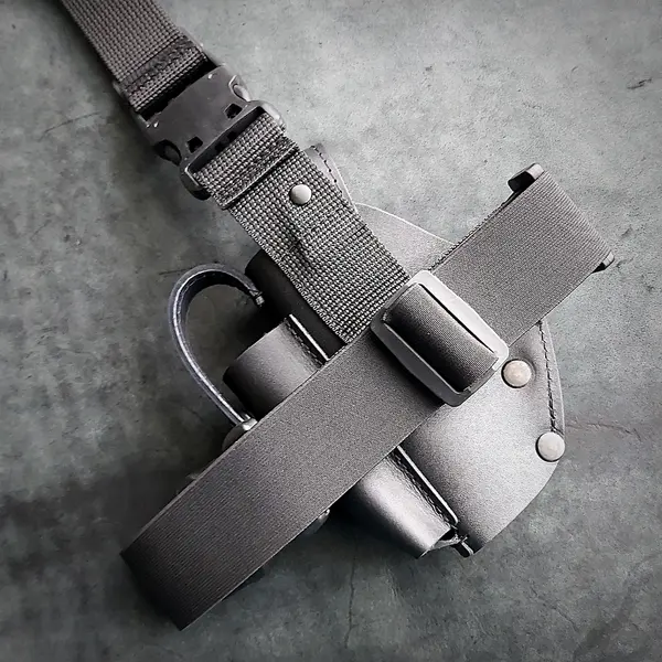 Набедренная кобура под ФОРТ 12/17/20| черная| кожаная