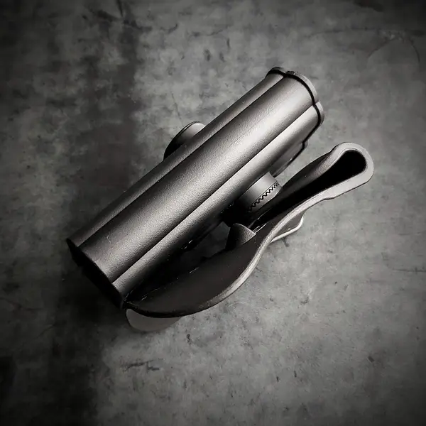 Кобура поясная пластиковая под Glock 19 чёрная