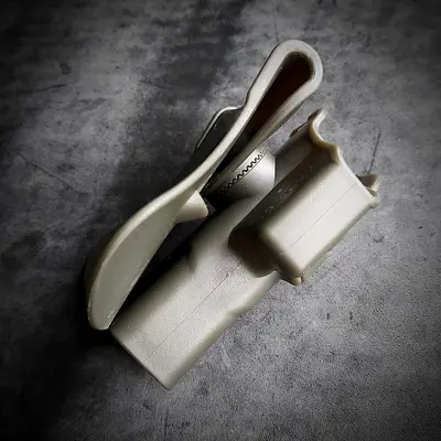 Кобура поясная пластиковая под Glock 19 олива