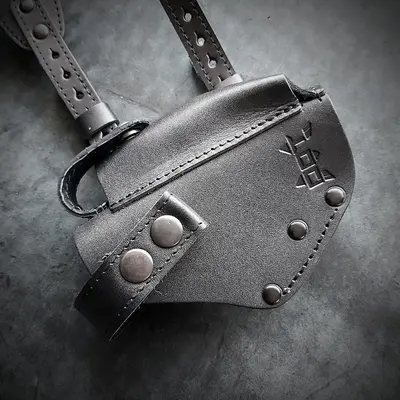 Оперативная кобура под ФОРТ 12/17/20 | скрытого ношения| кожаная| черная