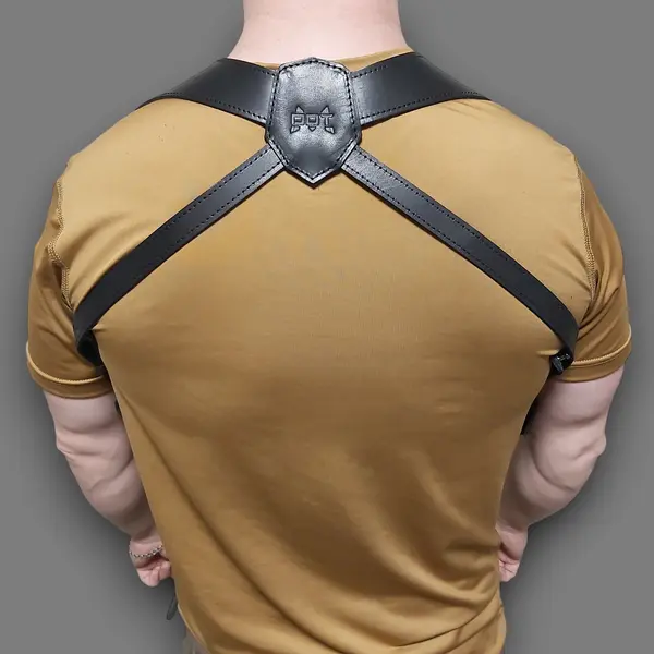 Оперативная кобура под ПМ с дополнительным магазином| кожаная