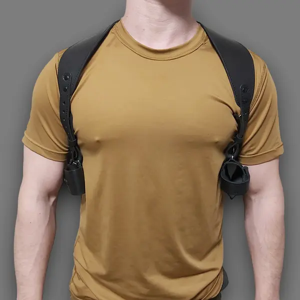 Оперативная кобура под ПМ с дополнительным магазином| кожаная