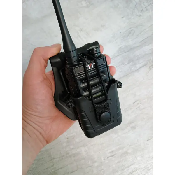 Чехол для рации AMOMAX| Чёрный, поясной