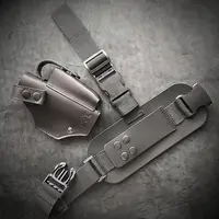 Настегна кобура під HK VP9 | шкіряна| чорна