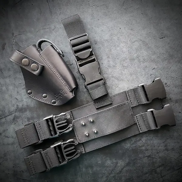 Набедренная кобура для ФОРТ 12/14/17/20| кожаная| черная