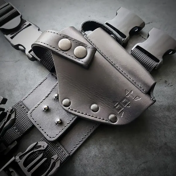 Набедренная кобура для ФОРТ 12/14/17/20| кожаная| черная