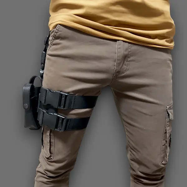 Набедренная кобура для ФОРТ 12/14/17/20| кожаная| черная