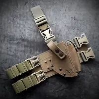 Набедренная кобура под ПМ| кожаная| олива