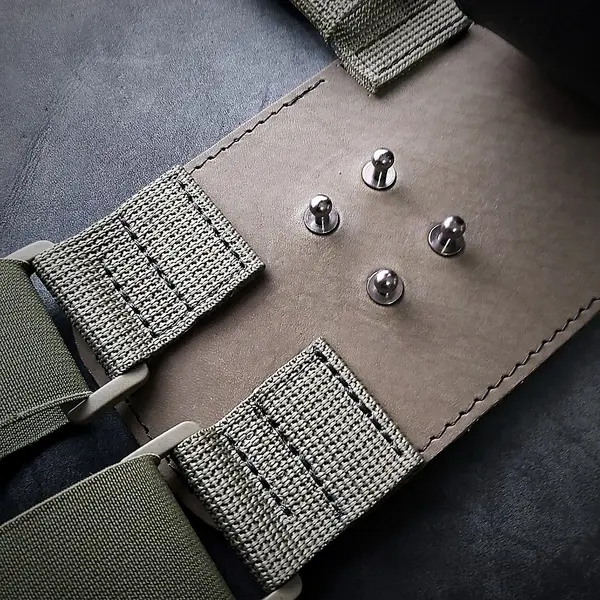 Набедренная кобура для ФОРТ 12/14/17/20| кожаная| олива