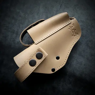 Кобура поясная| кожаная, цвет койот| под ТТ/Browning M1903| на скобе