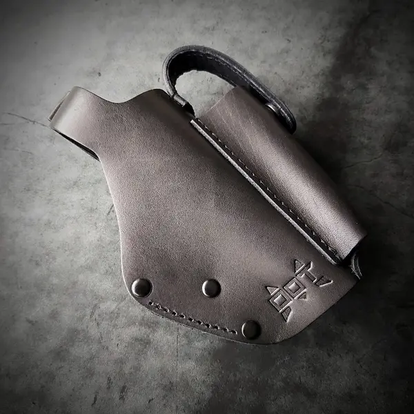 Кожаная кобура поясная под ФОРТ 12/14/17/20| чёрная| №1