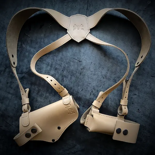 Кобура оперативная под BERETTA 92| скрытого ношения| койот