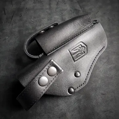 Кобура поясная под ТТ/Browning M1903| с гербом Украины и клипсой