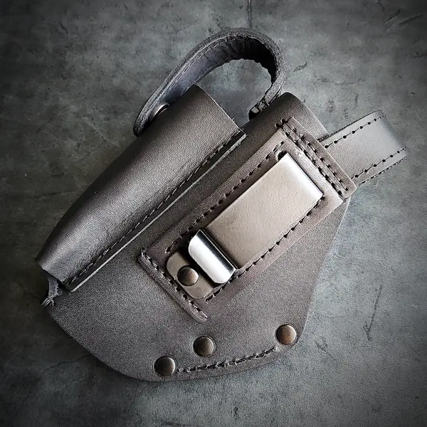 Кожаная кобура поясная под ФОРТ 12/17/20| Хищник-чёрная