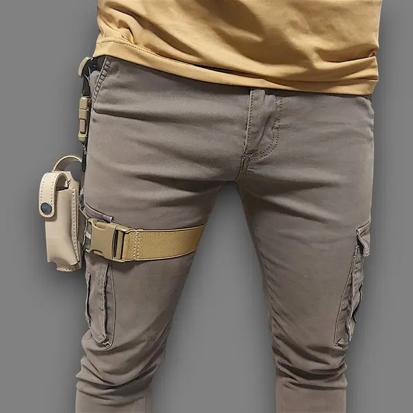 Набедренная кобура под ПМ| койот| кожаная