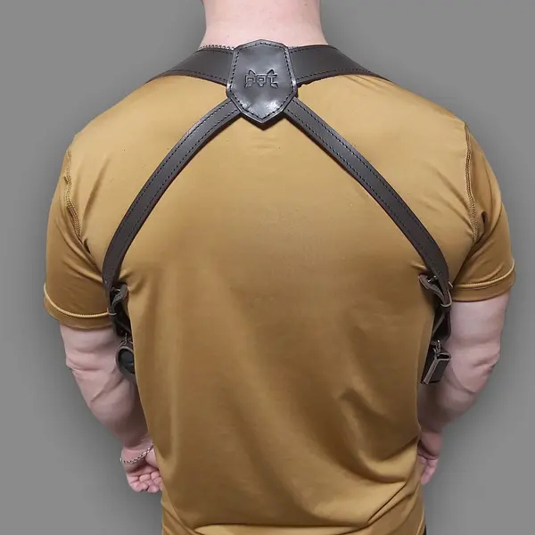 Оперативная кобура под ФОРТ 12/14/17/20 | скрытого ношения| кожаная| коричневая