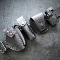 Комплект аксессуаров для полицейского (ремень, кобура ФОРТ 12/17/20, чехол под: газ, наручники, дубинку)