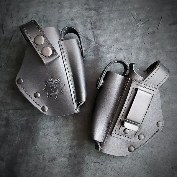 Комплект аксессуаров для полицейского (ремень, кобура ФОРТ 12/17/20, чехол под: газ, наручники, дубинку)