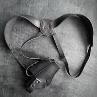 Оперативная кобура под ТТ/Browning M1903| скрытого ношения| кожаная| на резинке