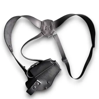 Оперативная кобура под ТТ/Browning M1903| скрытого ношения| кожаная| на резинке