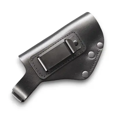 Шкіряна кобура поясна для прихованого носіння під ФОРТ 12/17/20 | чорна (двостороння)