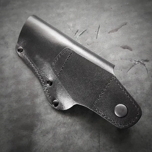 Кожаная кобура поясная под Colt| чёрная