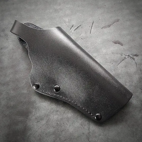 Кожаная кобура поясная под Colt| чёрная