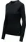 Кофта жіноча Smartwool Merino 250 Baselayer Crew, Чорна