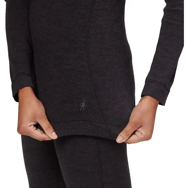 Кофта жіноча Smartwool Merino 250 Baselayer Crew, Чорна
