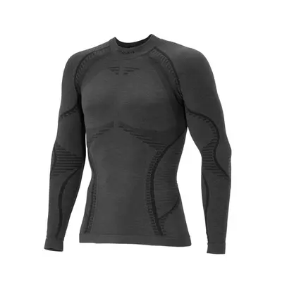 Мужская термофутболка Accapi Ergowool с длинным рукавом Iron/Black