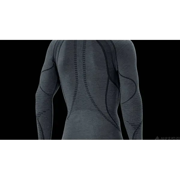 Чоловіча термофутболка Accapi Ergowool з довгим рукавом чорна