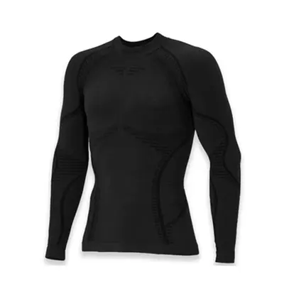 Мужская термофутболка Accapi Ergowool с длинным рукавом черная