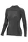 Жіноча термофутболка Accapi Ergowool з довгим рукавом Сіро/Чорний