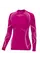 Жіноча термофутболка Accapi Ergowool з довгим рукавом Фуксі/Білий
