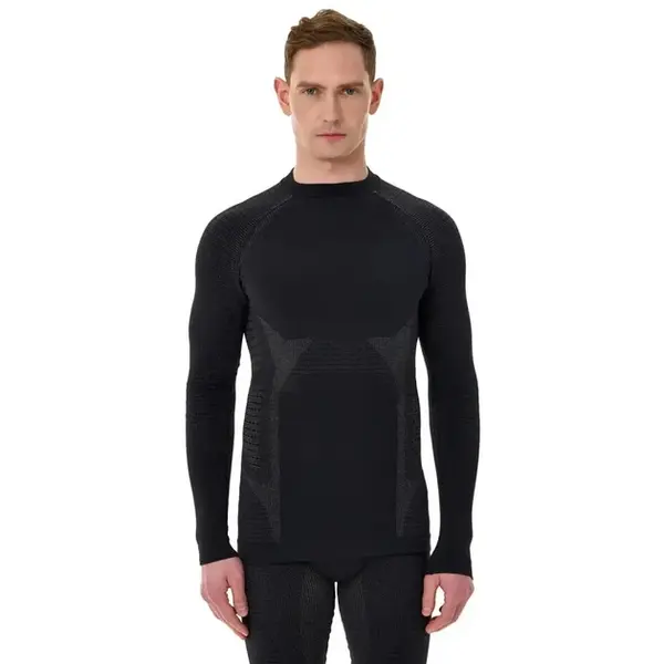 Термофутболка чоловіча з довгим рукавом Accapi Polar Bear Чорно/Сіра