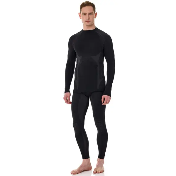 Термофутболка чоловіча з довгим рукавом Accapi Polar Bear Чорно/Сіра