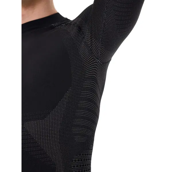 Термофутболка чоловіча з довгим рукавом Accapi Polar Bear Чорно/Сіра