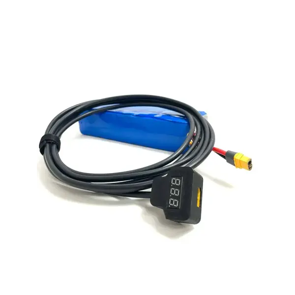 Кабель живлення Starlink Mini від FPV батареї з вбудованим вольтметром 10 м