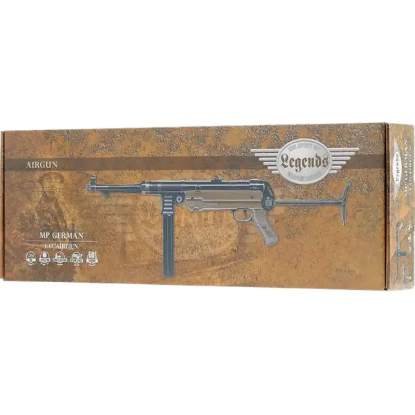Пневматичний пістолет-кулемет Umarex Legends MP40 CO₂ Blowback 4,5 мм