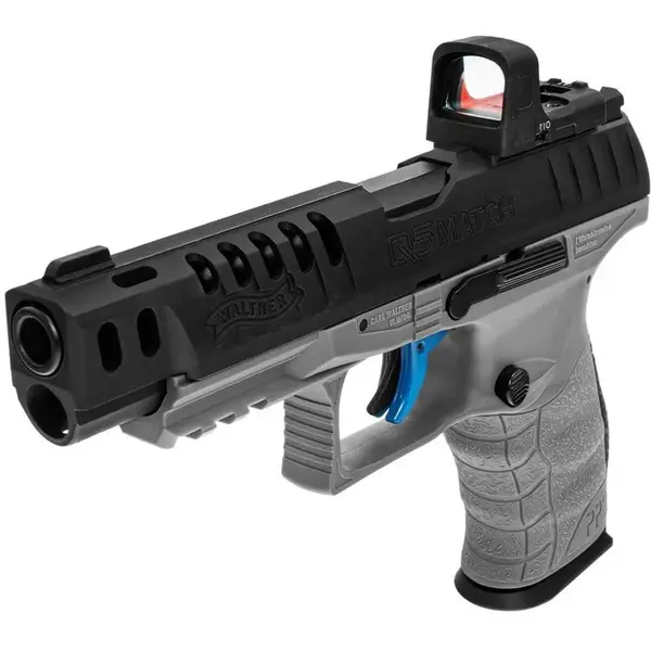 Пневматичний пістолет Umarex Walther Q5 Match Combo 5″ CO₂ Blowback 4,5 мм з коліматором