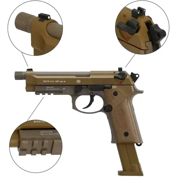 Пневматичний пістолет Umarex Beretta M9A3 FDE Blowback кал. 4,5 мм